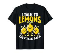 Hablo con los Limones Ellos Hablan de Nuevo Juego de Palabras cítricas Camiseta