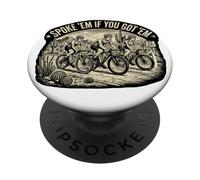 Habló Em Si los Tienes Humor de Ciclismo PopSockets PopGrip Adhesivo