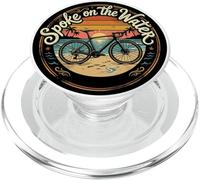 Habló en el Agua Ciclismo Puesta de Sol Beach Ride PopSockets PopGrip para MagSafe