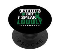 Hablo En Voz Alta: Conciencia De La Tartamudez PopSockets PopGrip Adhesivo