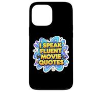 Hablo Fluido Citas De Películas Divertidas Películas Buff Cine Amante Mordaza Carcasa para iPhone 13 Pro MAX