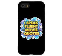 Hablo Fluido Citas De Películas Divertidas Películas Buff Cine Amante Mordaza Carcasa para iPhone SE (2020) / 7/8