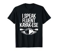 Hablo Fluido Kayak Ese Pádel Deportes Río Whitewater Camiseta