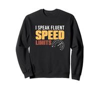 Hablo Fluido Límites de Velocidad Divertidos Oficiales de Patrulla de Carre Sudadera