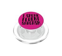Hablo Fluido Sarcasmo Divertido Ingenioso Dicho Humorístico PopSockets PopGrip para MagSafe