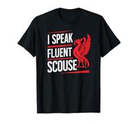 Hablo fluido Scouse Liverpool Inglaterra Liverpudlians Divertido Camiseta