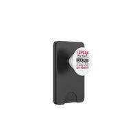 Hablo mi mente porque duele morderme la lengua PopSockets PopWallet para MagSafe
