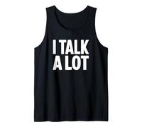 Hablo Mucho - Funny Extrovert Camiseta sin Mangas
