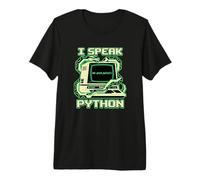 Hablo Python Desarrollador de Software Camiseta Premium