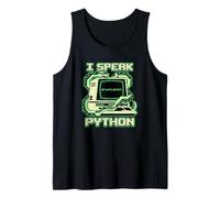 Hablo Python Desarrollador de Software Camiseta sin Mangas