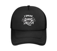 Hablo Sarcasmo con Fluidez. Mujer Hombre Snapback Cap Ajustable Gorras Hip Hop Cómoda Gorra Trucker para Verano Golf Tenis