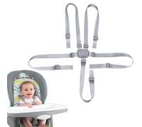 HABNI 1 Pieza Arnes Seguridad Silla Niño, Cinturón de Seguridad para Bebé, Arnés de Seguridad de 5 Puntos para Niños y Niños, Correa Segura para Silla, Trona Kinderkraft(Gris)