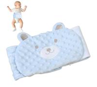 HABNI 1 Pieza Bebe Cinturón Anticólico con Calor Seco Cinturón anticólico para dolores Abdominales y flatulencias, Microondas o Horno, Hipoalergénico y Lavable, Azul