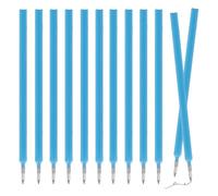 HABNI 12 Piezas Recambios Boligrafos Borrables, para Bolígrafos Legami, Azul Recambios Borrables Canetas, Punta de 0,7 mm, Altura 13 cm, Tinta Térmica,Azul Cielo