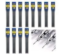 HABNI 120 Piezas Minas De Lápiz Hb De 0,5 Mm, No Es Fácil De Romper, Suave Y Clara,Para Oficina, Escritura,Dibujo,Bosquejo