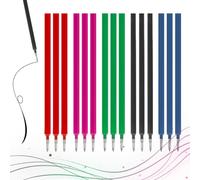 HABNI 15 Piezas Recambios Boligrafos Borrables, para Bolígrafos Legami, Recambios Borrables Canetas de Colores, Punta de 0,7 mm, Altura 13 cm, Tinta Térmica, 5 Colores