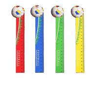 HABNI 4 Piezas Gobernante,Herramienta De Medición De Plástico, Para Medir, Subrayar Y Trazar Líneas Claras Y Precisas