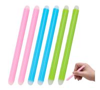 HABNI 6 Piezas Gomas de Borrador, Borrador de Gel Borrable en Forma de Palo, para Borrar Tinta Térmica