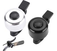 HABNI Timbre Bicicleta 2 Unidades Negro Blanco 5.1Cm X 3.1Cm Clásico Retro Adultos Niños Carretera Montaña Scooter Universal