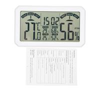 HABOTEST Mini higrómetro y termómetro digital Medidor de humedad interior Sensor de temperatura ambiente con soporte y orificio Monitor de temperatura y humedad Medidor para el (HT683)