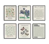 Habseligkeit Matisse - Pósteres estéticos para habitación, póster de mercado de flores, decoración de habitación de Van Gogh, impresiones estéticas vintage para decoración de pared, sin marco, 8 x 10