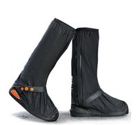 Habwea Cubre Zapatos Impermeable Lluvia Hombre Mujer Cubrecalzado Cubrebotas Impermeable Cubrezapatos Protector Cubre Calzado Cubrebotas Nieve PVC Anti Barro Reutilizables,Negro XL