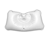 HAC24 Almohada hinchable para el cuello con ventosas, 47 x 24,7 cm, cojín de baño, reposacabezas, cojín para la bañera, 180963622