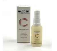 Haccer Brightening Skin Serum 30 ml - Vitamina C, niacinamida, ácido hialurónico y ácido salicílico - Hidratante, Protector y Reductor para la piel, Suero aclarador para el cabello