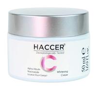 Haccer Crema blanqueadora 50 ml - alfa-arbutina, niacinamida y extracto de raíz de regaliz - Hidratante, blanqueamiento de la piel, hidratante, nutritiva y revitalizante