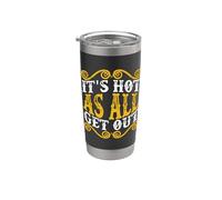 Hace calor como a todas las salidas le encanta la música country Southern Belle Vaso térmico de acero inoxidable de doble pared