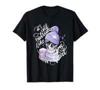 Hace frío afuera como mi corazón Esqueletos Café San Valentín Camiseta