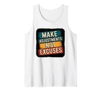 Hacer ajustes, no excusas Camiseta sin Mangas
