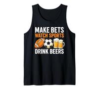 Hacer apuestas Ver deportes Beber cervezas Apuestas Beber fútbol Camiseta sin Mangas
