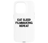 Hacer Cine Divertido - Comer Dormir Filmmaking Repeat Carcasa para iPhone 15 Pro