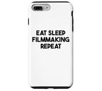 Hacer Cine Divertido - Comer Dormir Filmmaking Repeat Carcasa para iPhone 7 Plus/8 Plus