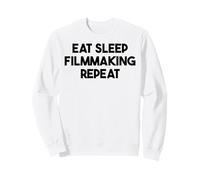 Hacer Cine Divertido - Comer Dormir Filmmaking Repeat Sudadera