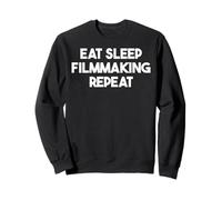 Hacer Cine Divertido - Comer Dormir Filmmaking Repeat Sudadera