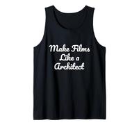 Hacer Cine Regalo para Estudiantes Haz películas como un Arquitecto Camiseta sin Mangas