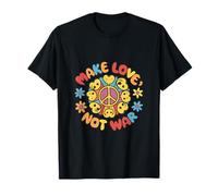 Hacer el amor, no la guerra, vintage, hippie, paz Camiseta