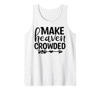 Hacer el Cielo Jesucristo Cristiano Dios Cruz Hombres y Mujeres Camiseta sin Mangas