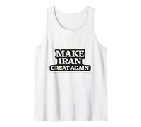 Hacer Grande a Irán Otra Vez Declaración de Libertad del Orgullo iraní Persia Camiseta sin Mangas