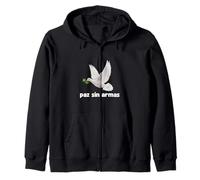 Hacer la Paz sin Armas Paz Mundial Paloma Blanca de la Paz Sudadera con Capucha