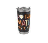 Hacer las matemáticas 67 Meme Divertido Seis Siete Estudiante Profesor de Matemáticas Vaso térmico de acero inoxidable de doble pared