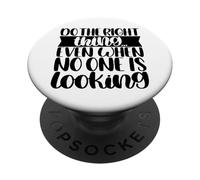 Hacer lo Correcto Citas motivacionales Pensador Positivo PopSockets PopGrip Adhesivo