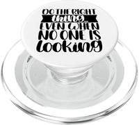 Hacer lo Correcto Citas motivacionales Pensador Positivo PopSockets PopGrip para MagSafe