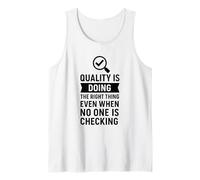 Hacer lo Correcto | Regalo de celebración del Día Mundial de la Calidad Camiseta sin Mangas