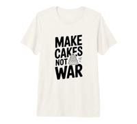 Hacer Pasteles no Guerra Divertido Amante de Hornear Camiseta Premium