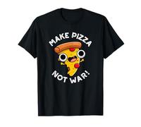 Hacer Pizza no Guerra Divertido Juego de Palabras de Paz Camiseta