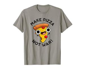 Hacer Pizza no Guerra Divertido Juego de Palabras de Paz Camiseta