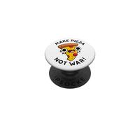 Hacer Pizza no Guerra Divertido Juego de Palabras de Paz PopSockets PopGrip Adhesivo